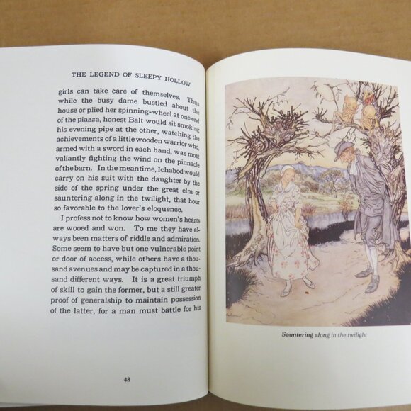 The Legend of Sleepy Hollow Washington Irving 1990 1st Ed HCDJ Literature - Picture 12 of 13